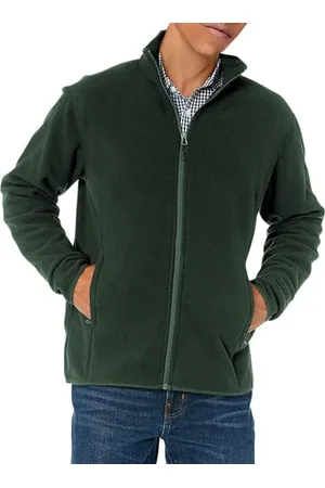 Amazon Herren Fleecejacke mit durchgehendem Reißverschluss (in Big und Tall erhältlich), , XS