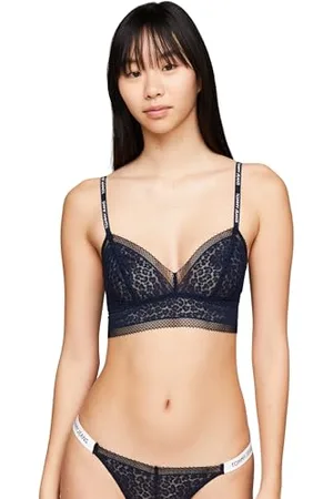 Tommy Hilfiger Damen Bralette Stretch, (Dark Night Navy), M