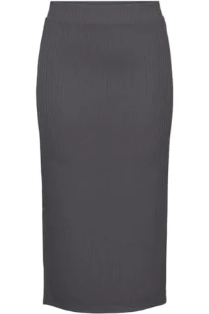 Pieces® Pckylie Mw Midi Skirt Noos Bc