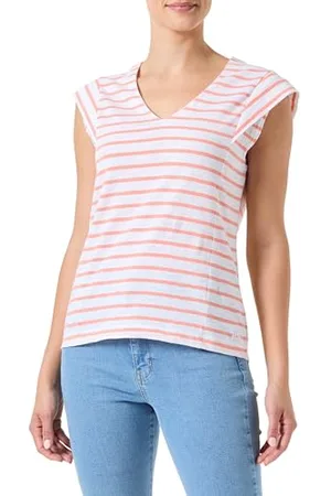 Armor.lux Damen Gestreiftes Marin McDeauville T-Shirt, , Small