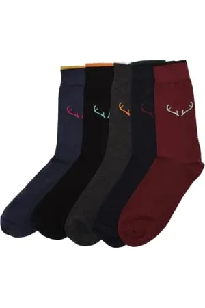 Trendyol Herren Slogan, Stricksocken, 5er-Pack Socken, , Einheitsgröße