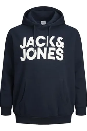 JACK & JONES Hoodie Kapuzen Sweater Pullover Basic Sweatshirt Plus Size