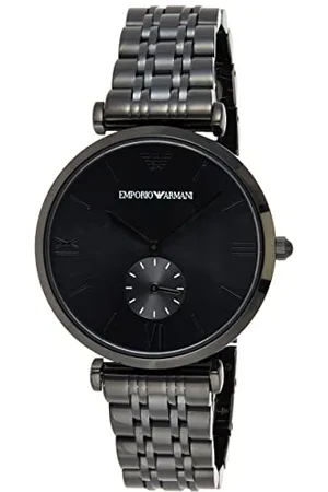 Emporio Armani Herren Quarz 3 Zeiger Uhr mit Armband AR11299