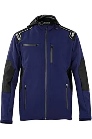 Sparco Unisex 02404bm3l Marineblaue Softshelljacke, Größe L