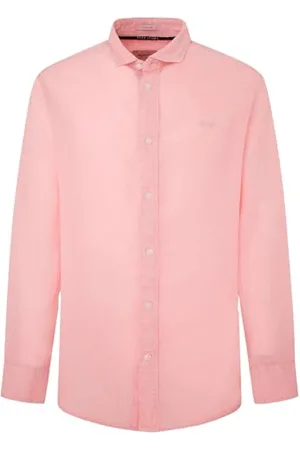 Pepe Jeans Herren Paytton Hemd, Rosa (Ash Rose Pink), XL