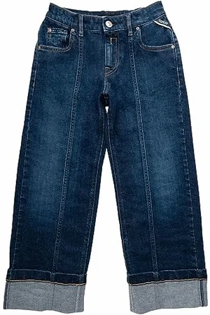 Replay Mädchen Jeans Malinua Boyfit mit Super Stretch, (Blau), 14 Jahre