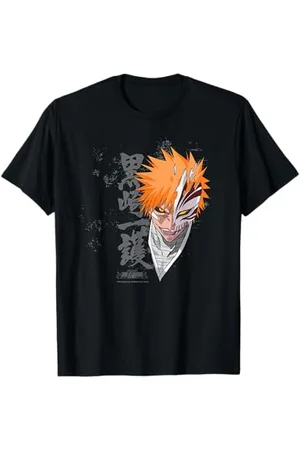 Bleach T-Shirt Ichigo Verwandeln, Anime-T-Shirt, , S, Unisex, Kurzarm, T-Shirt, Klein
