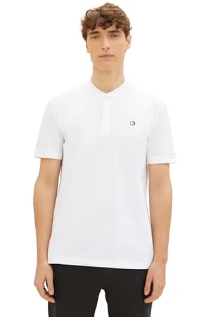 TOM TAILOR Herren Relaxed Fit Poloshirt im Washed-Look, , L
