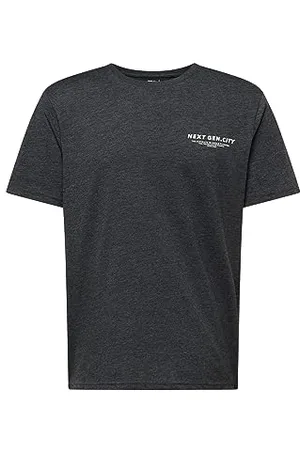 Mavi Printed Tee; Dark Grey Melange
