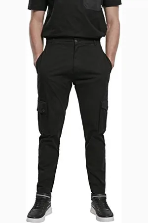Urban classics Herren TB3507-Tapered Cargo Pants Hose, Black, 34