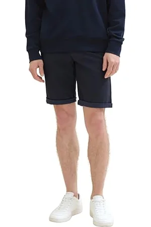 TOM TAILOR Herren Slim Chino Bermuda Shorts mit Stretch, , 28