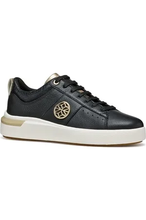 Geox Damen D DALYLA A Sneaker, Black, 39 EU