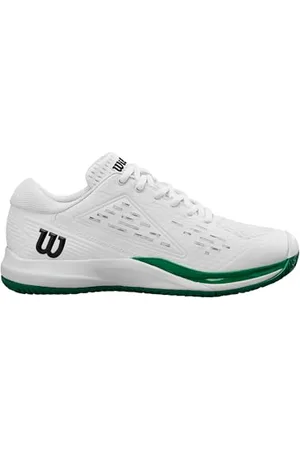 Wilson Rush PRO ACE JR Tennisschuh, White/White/Bosphorus, 39 1/3 EU