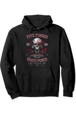 Five Finger Death Punch 5FDP - Baseball Skull Pullover Hoodie