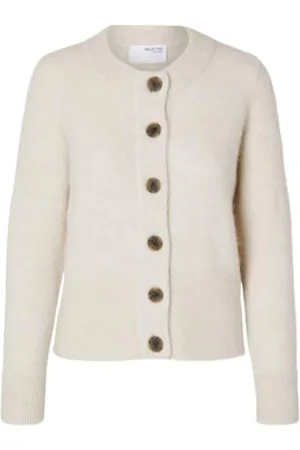 SELECTED Female Strickjacke Wollgemisch Strick
