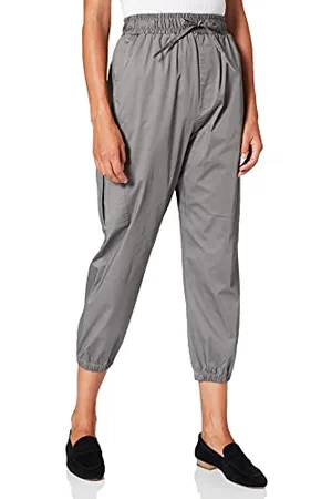 JOOP! Damen Cargo Hose Oliv Freizeithose, olivgrün, M
