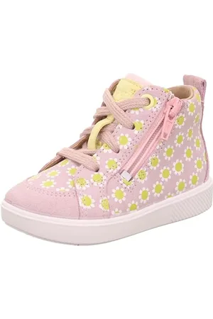 Superfit SUPIES Sneaker, Rosa/Gelb 5510, 25 EU