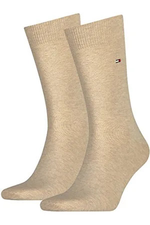 Tommy Hilfiger Herrensocken Doppelpack beige Größe 43-46
