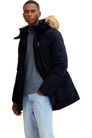 TOM TAILOR Herren Parka mit Kapuze 1034564, , S