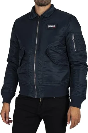 Schott NYC Unisex 210100RS Bombers, Navy, L
