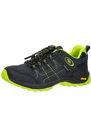 BRUTTING Mount Shasta Kids Lo Cross-Laufschuhe, Marine/Lemon, 31 EU