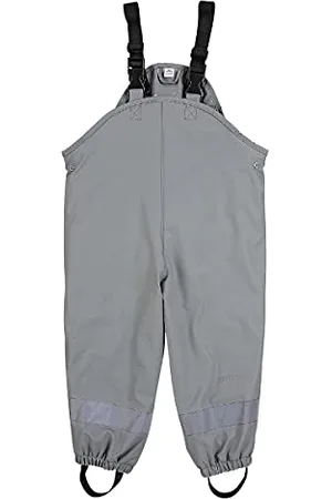 Sterntaler Regenhose gefüttert uni - Kinder Regenhose wasserdicht - Unisex Matsch- und Buddelhose mit verschweißten Nähten und elastischen Hosenträgern - Regenbekleidung warm - , Größe 98
