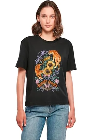 miss tee Damen Summer Lovers Tee 5XL Black