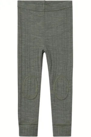 NAME IT Jungen Nmmwang Wool Needle Longjohn Solid Noos Leggings, , 104 EU