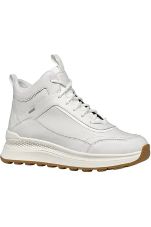 Geox Damen D SPHERICA ACTIF X2 Sneaker, White, 38 EU