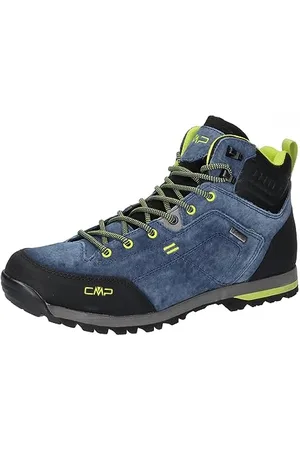 CMP Herren ALCOR 2.0 MID Trekking Shoes WP Walking Shoe, Blau-Säuregrün (B.Blue-Acido), 45 EU