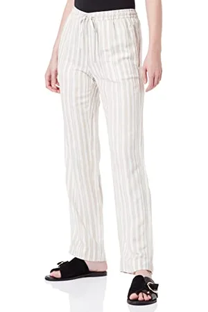TOM TAILOR Damen Leinen Stoffhose 1031289, , 46W / 32L