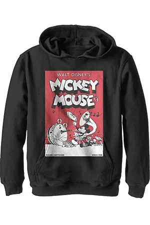 Disney Jungen Klassischer Mickey Mickey Band Comic Hoodie, , S