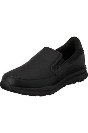 Skechers Herren Nampa Groton Slipper, Black Synthetic/Pu, 39.5 EU