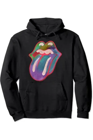 The Rolling Stones Rolling Stones Offizielle Farbe Zunge Pullover Hoodie