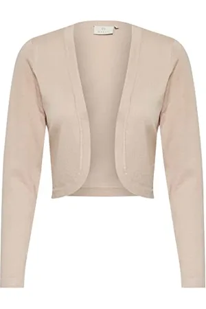 Kaffe Bolero Astrid Damen Bolero Astrid Elegant Jäckchen Langarm Cardigan Bolerojacke XS