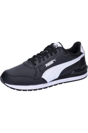 PUMA Unisex ST Runner v4 L Sneaker, Black White, 42 EU