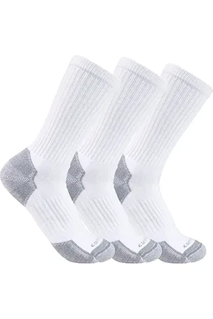 Carhartt Herren Midweight Cotton Blend 3 Pack Socken, , Large
