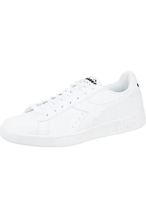 Diadora Unisex TORNEO Sneaker, Weiß/Weiß/Schwarz, 42 EU