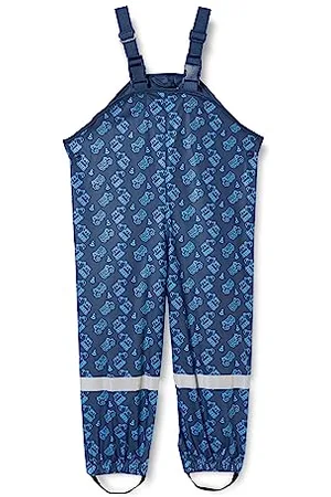 Playshoes Matschhose Regenlatzhose Ungefüttert Unisex Kinder Wind- und wasserdichte Regenhose Regenbekleidung, , 98