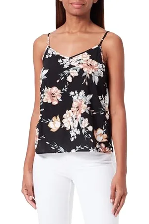 ONLY Damen Spaghettitop Onlnova Life Vis Paris Singlet AOP, , 36
