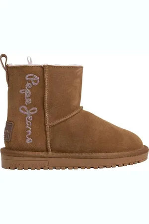 Pepe Jeans Diss Top G Kalt gefüttert Langschaft Stiefel & Stiefeletten, Brown (Cognac Brown), 34.5 EU