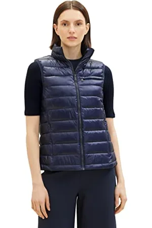 TOM TAILOR Damen 1036717 Lightweight Steppweste, 10668-sky Captain Blue, L