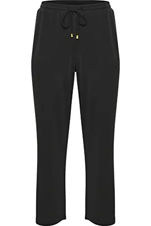 Kaffe Damen Plus Size Hose Joggers Jersey Loose Elastic Wide Pants, , XL Grande Taille