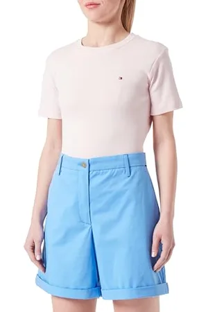 Tommy Hilfiger Damen Chino-Shorts Mom Fit, , 44