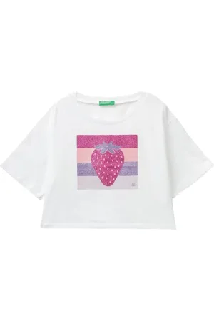Benetton Mädchen T 3I1XC10J4 Kurzarm Shirt, , 160 cm