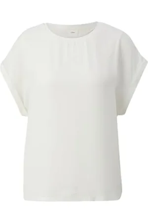 QS by s.Oliver Damen 2147199 Chiffon Bluse, 200, 40 EU