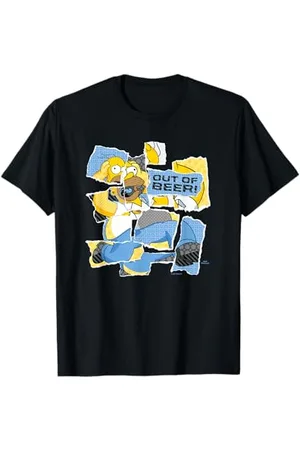 The Simpsons Homer Simpson Out of Beer All Torn Up T-Shirt