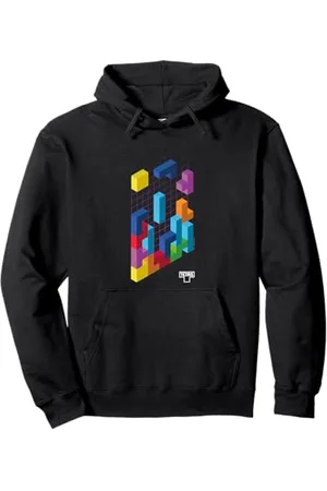 Tetris 3D-Spielkunst Pullover Hoodie