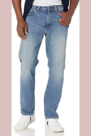 Amazon Herren Stretchjeans mit lockerer Passform (in Übergrößen erhältlich), , 60W / 30L