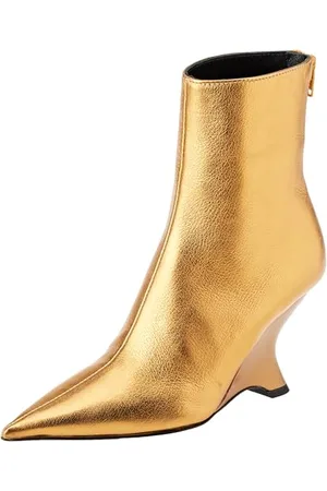 Pinko Damen Albeniz Stiefel aus Leder Stiefelette, , 41 EU